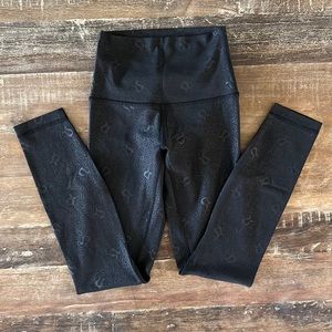 Lululemon logo leggings size 0
